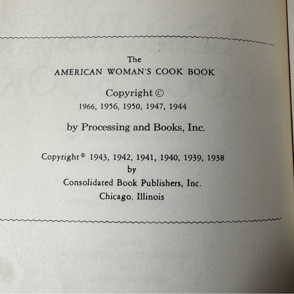 The American Woman's Cook Book 1960s - Picture 11 of 11